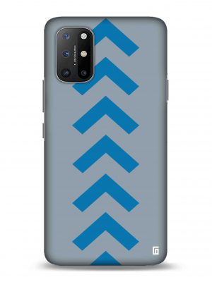 Airforce blue speed up arrow Designer Slim Cover for One Plus