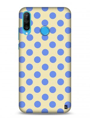 Azure blue atoms Designer Slim Cover for Huawei