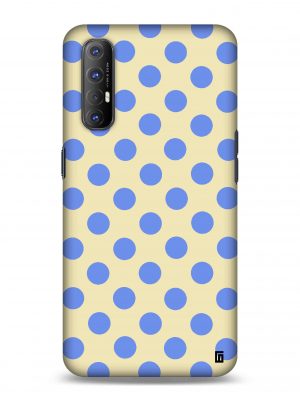 Azure blue atoms Designer Slim Cover for Oppo