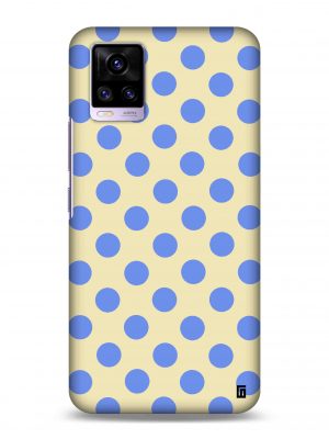 Azure blue atoms Designer Slim Cover for Vivo