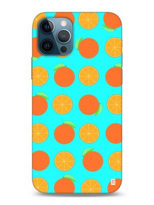 Aqua juicy orange Designer Slim Cover for Iphone