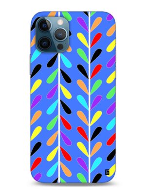 Azure multicolour leaves Designer Slim Cover for Iphone