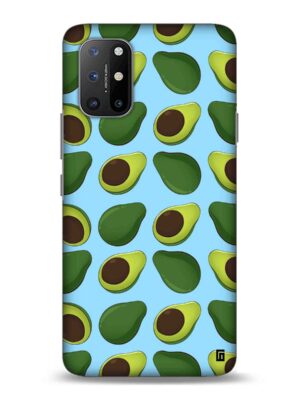 Baby blue Avocado pattern Designer Slim Cover for One Plus