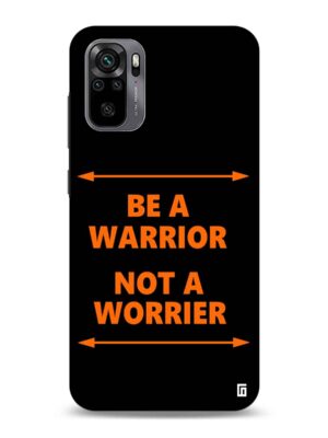 Be a warrior not a worrier design Slim Cover for Redmi