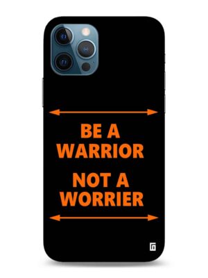 Be a warrior not a worrier design Slim Cover for Iphone