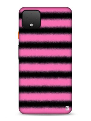 Black & baby pink spray stripe design Designer Slim Cover for Google