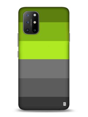 Black & green stripes design Designer Slim Cover for One Plus
