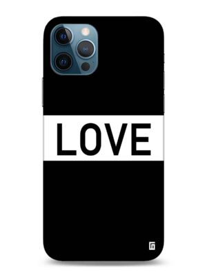 Black love Designer Slim Cover for Iphone