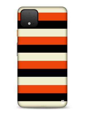 Black & orange stripes design Designer Slim Cover for Google