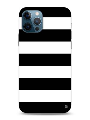 Black & white stripes Designer Slim Cover for Iphone