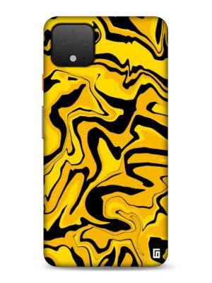 Black & yellow marble texture Designer Slim Cover for Google