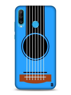 Blue guitar design Designer Slim Cover for Huawei