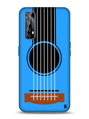 Blue guitar design Designer Slim Cover for Realme