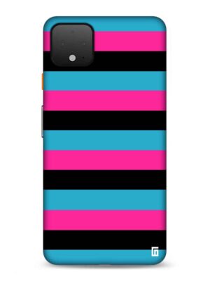 Blue, pink & black lines Designer Slim Cover for Google