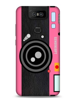 Brick pink camera design Designer Slim Cover for Asus