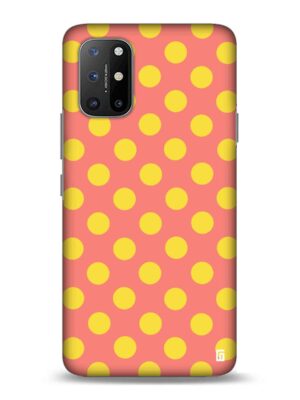 Butter yellow atoms Designer Slim Cover for One Plus