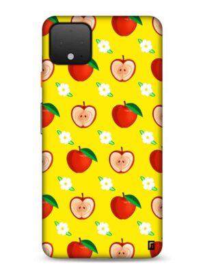 Butterscotch yellow apple pattern Designer Slim Cover for Google