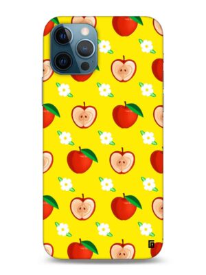 Butterscotch yellow apple pattern Designer Slim Cover for Iphone