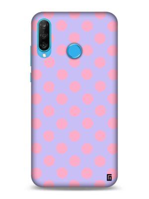 Carnation pink atoms Designer Slim Cover for Huawei