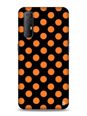Carrot orange atoms Designer Slim Cover for Oppo