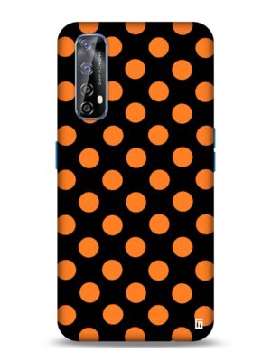Carrot orange atoms Designer Slim Cover for Realme