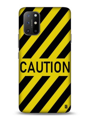 Caution yellow Designer Slim Cover for One Plus