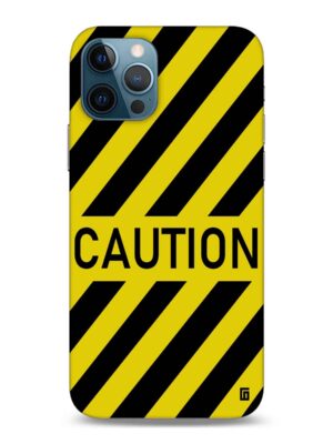 Caution yellow Designer Slim Cover for Iphone