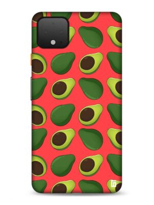 Cerise Avocado pattern Designer Slim Cover for Google