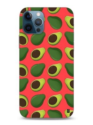 Cerise Avocado pattern Designer Slim Cover for Iphone