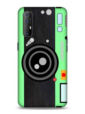 Chartreuse camera design Designer Slim Cover for Oppo