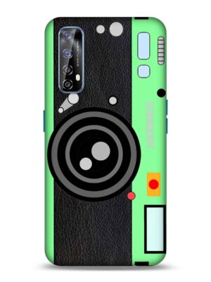 Chartreuse camera design Designer Slim Cover for Realme