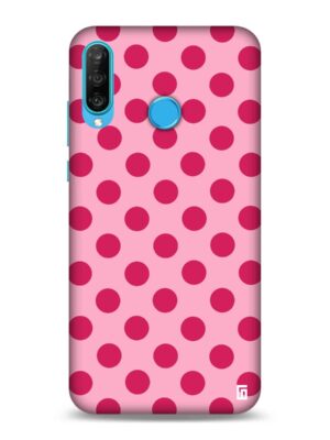 Cherry pink atoms Designer Slim Cover for Huawei