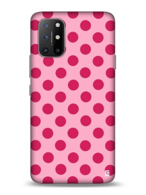 Cherry pink atoms Designer Slim Cover for One Plus