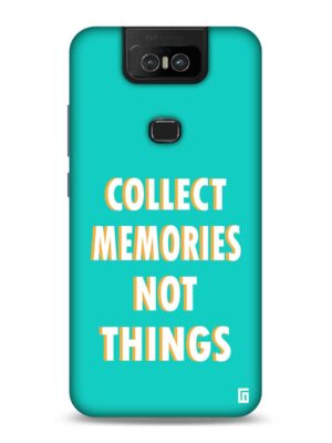 Collect memories not things Designer Slim Cover for Asus