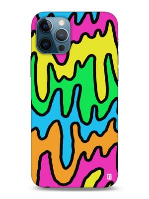 Colourful waves Designer Slim Cover for Iphone