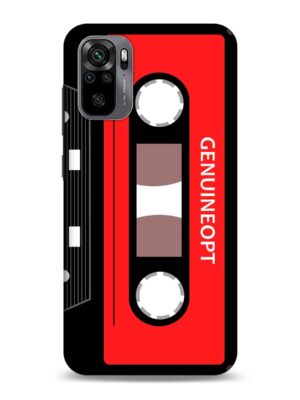 Crimson red cassette design Designer Slim Cover for Redmi