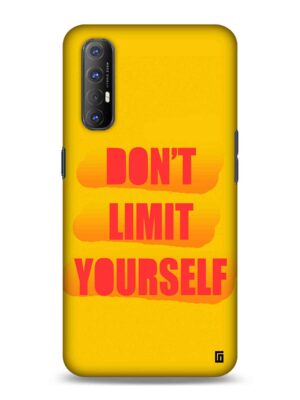 Don’t limit yourself Designer Slim Cover for Oppo