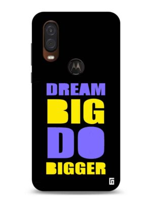 Dream big do bigger Designer Slim Cover for Moto