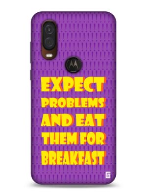 Eat problems Designer Slim Cover for Moto