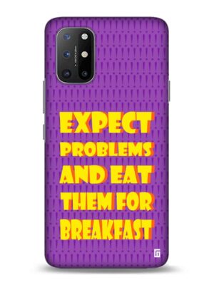 Eat problems Designer Slim Cover for One Plus