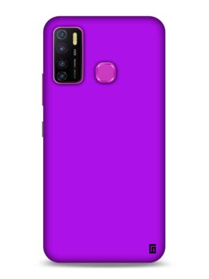 Neon purple Designer Slim Cover for Infinix